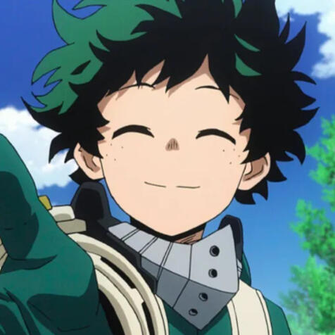 A drawing of Izuku.